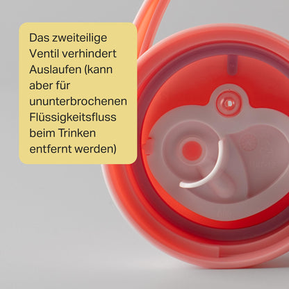 Tommee Tippee isoleeritud joogitass nokaga 266 ml, 2 tk, roosa ja lilla, 12+ kuud