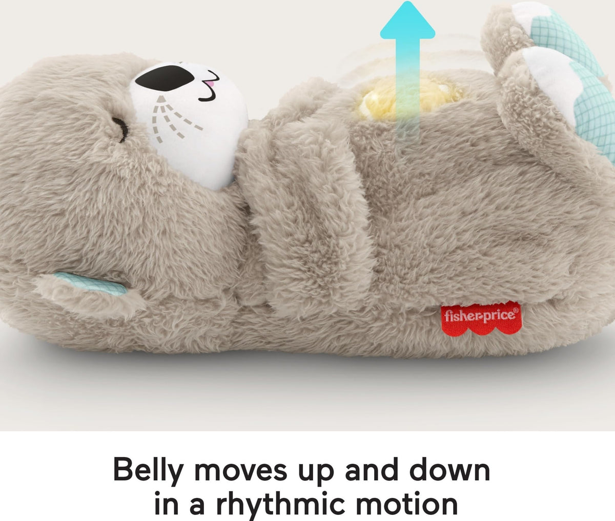 Fisher-Price plush toy and sound machine Soothe 'n Snuggle Otter, with light and breathing motions
