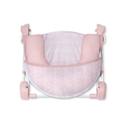 Ingenuity foldable baby bath seat with 2 positions – pink