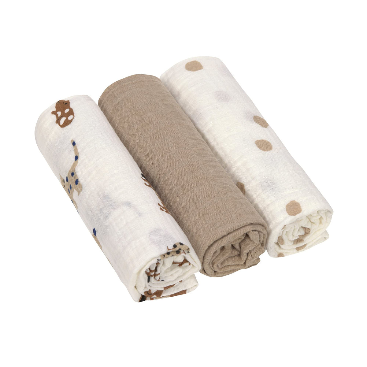 Lässig 3-piece muslin cloth set 85 × 85 cm