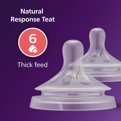 Philips Avent Natural Response pacifiers, 2 pcs, flow rate 6, 6+ months