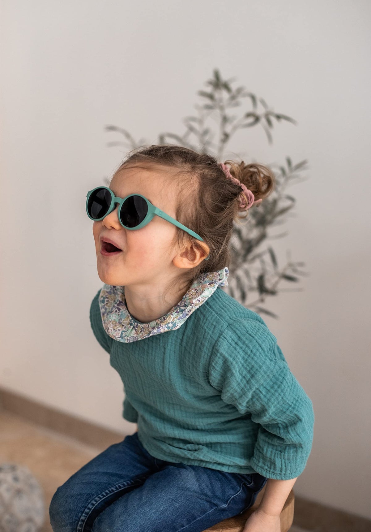 BÉABA children's sunglasses 2–4 years, UV400 protection, Tropical Green