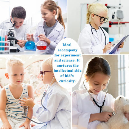 CoatCool children's scientist costume with white lab coat, 140-150cm