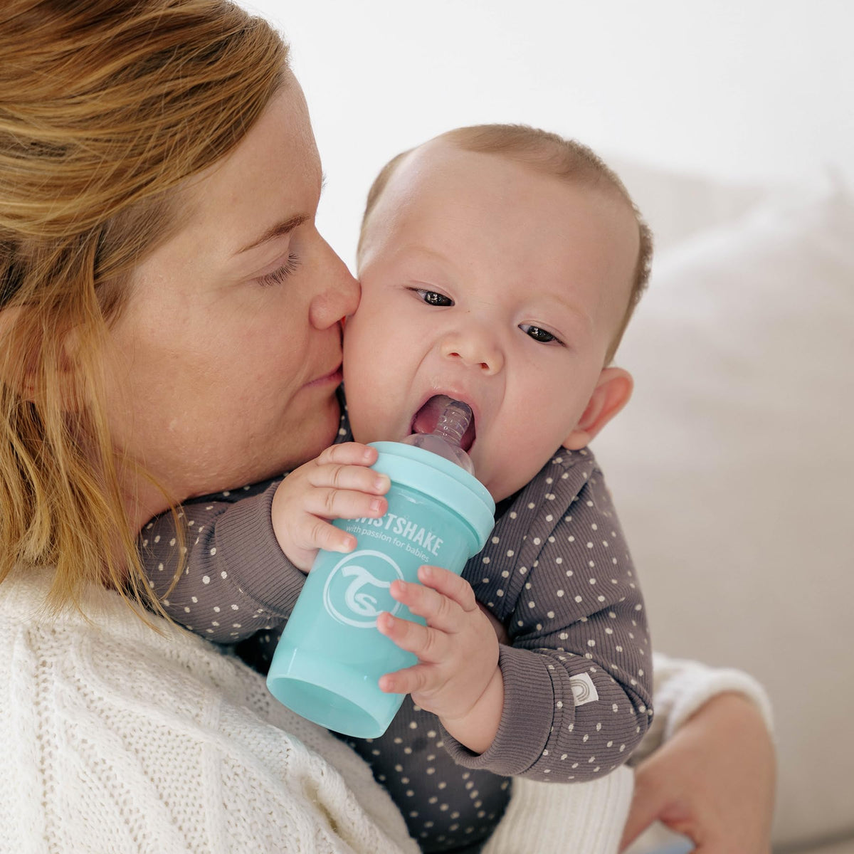 Twistshake lutipudeli lutt Anti-Kolik, suurus L, 2 tk, 4+ kuud, läbipaistev