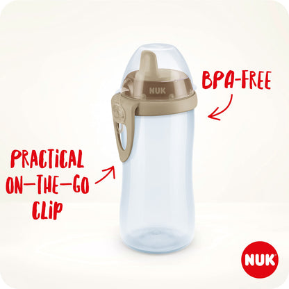 NUK Kiddy Cup drinking cup for children, 12+ months, 300 ml, yellow
