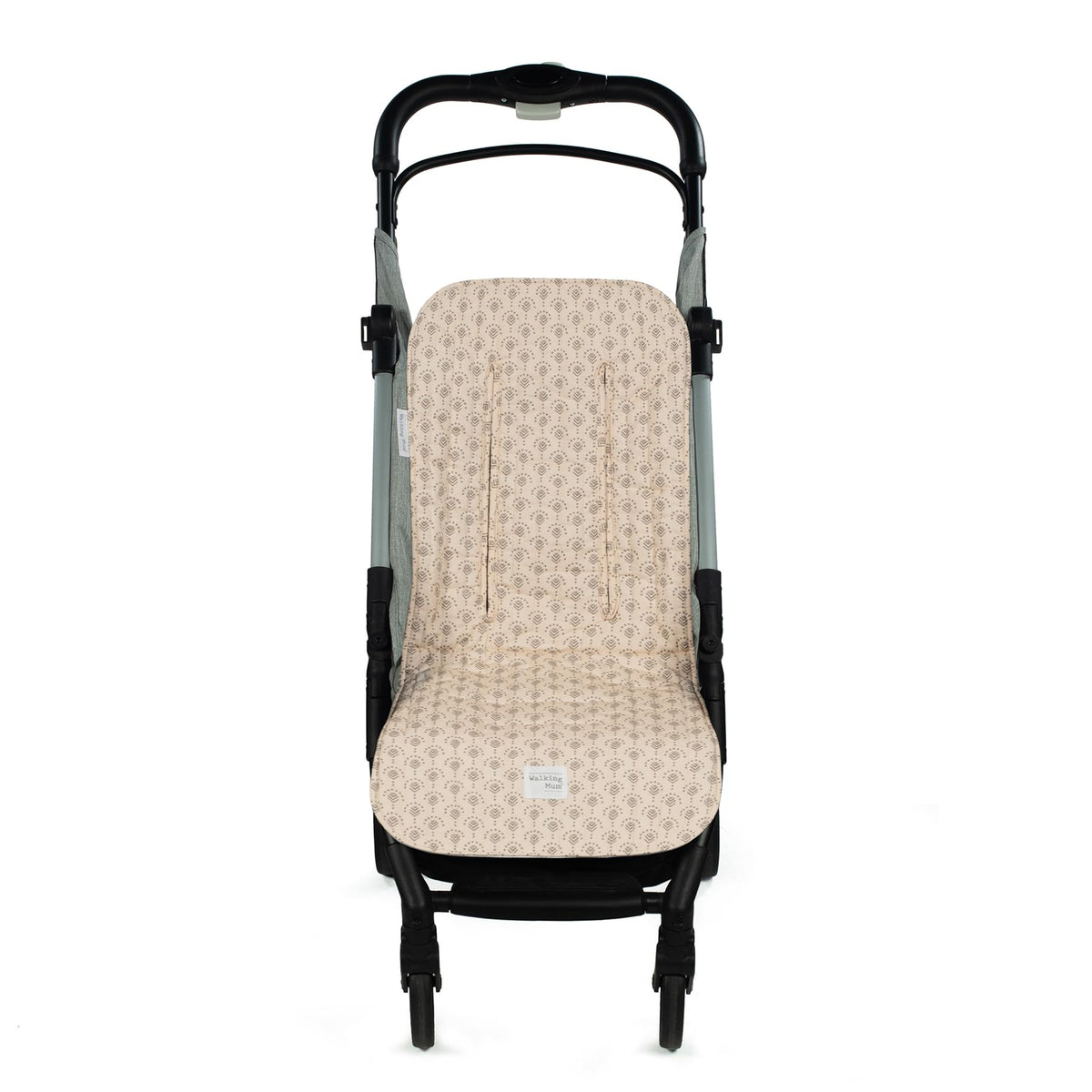 Universally compatible stroller seat cover Walking Mum "Indian Sand", breathable and washable