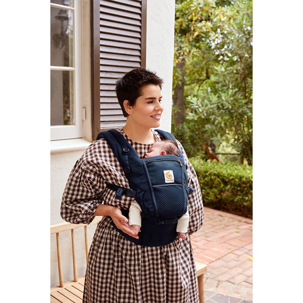 Ergobaby Adapt SoftFlex Mesh baby carrier, 0–4 years, 3 positions, dark blue