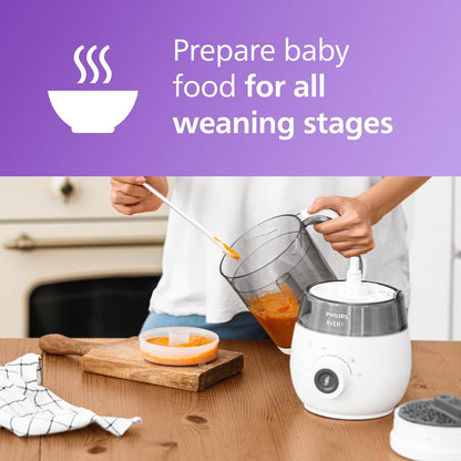 Philips Avent 4-in-1 Steamer and Blender SCF883/01
