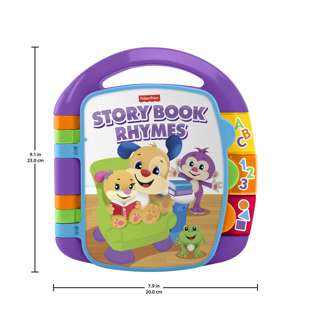 Fisher-Price StoryBook Rhymes muusikaline raamatumänguasi (hispaaniakeelne), FRC69