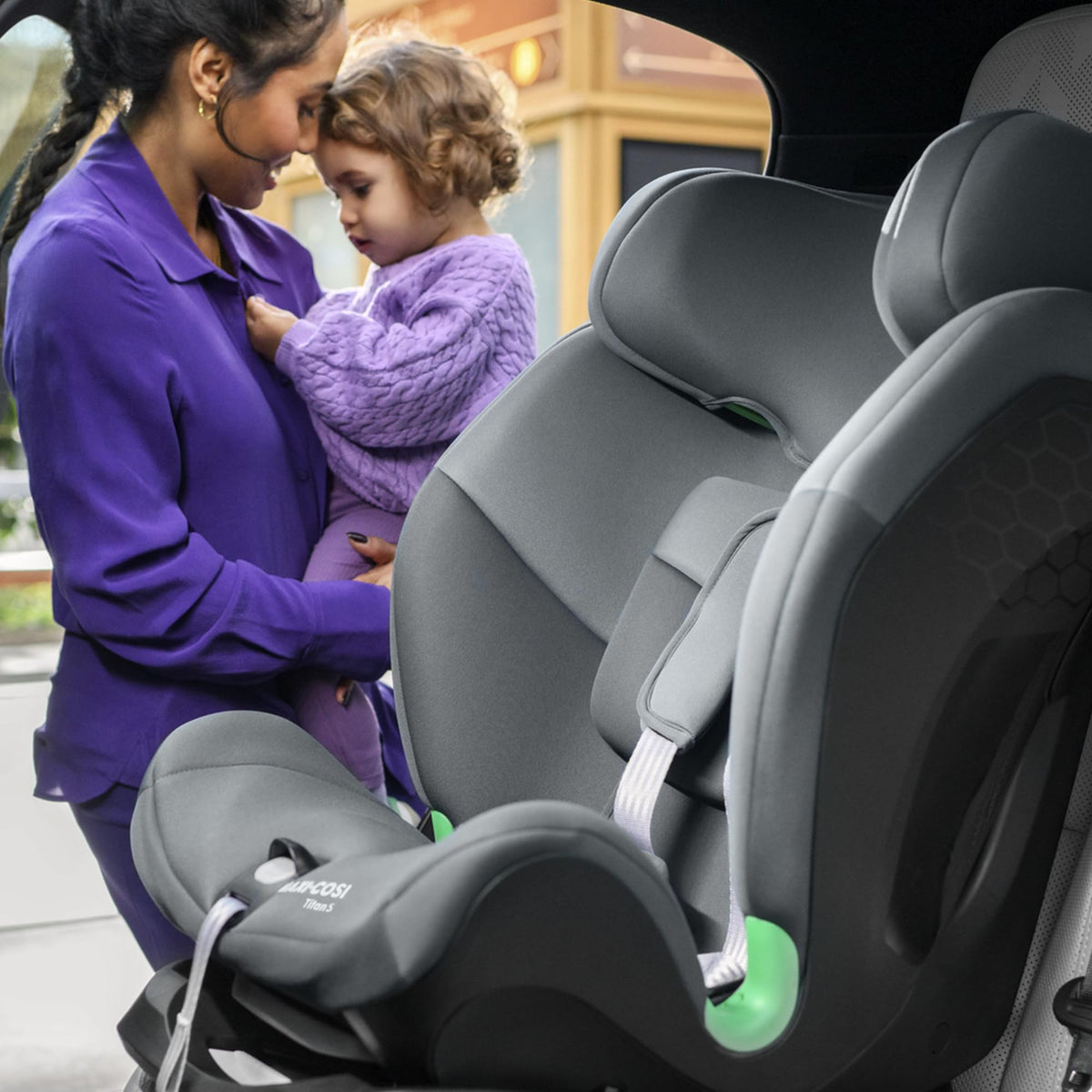 Maxi-Cosi Titan S i-Size car seat, 76–150 cm, Tonal Graphite