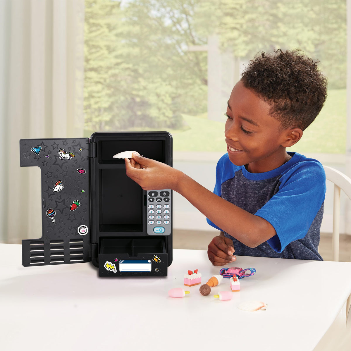 VTech Kidisecrets Dream Safe laste seif koodlukuga, must/mündiroheline (Saksa versioon)
