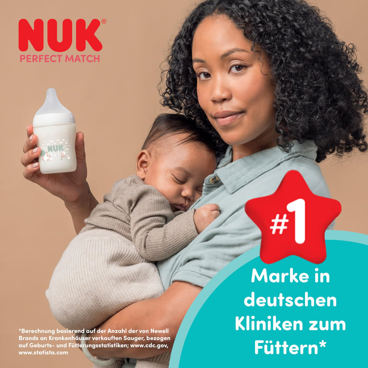 NUK Perfect Match lutipudel Tigger, 260 ml, 3+ kuud, temperatuurinäidikuga