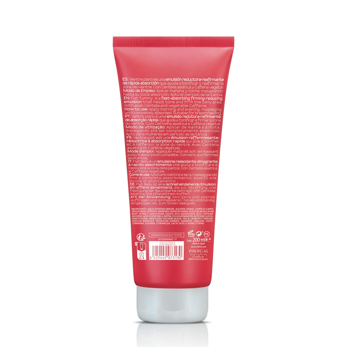 E'LIFEXIR Vientre Plano kõhukreem 200 ml