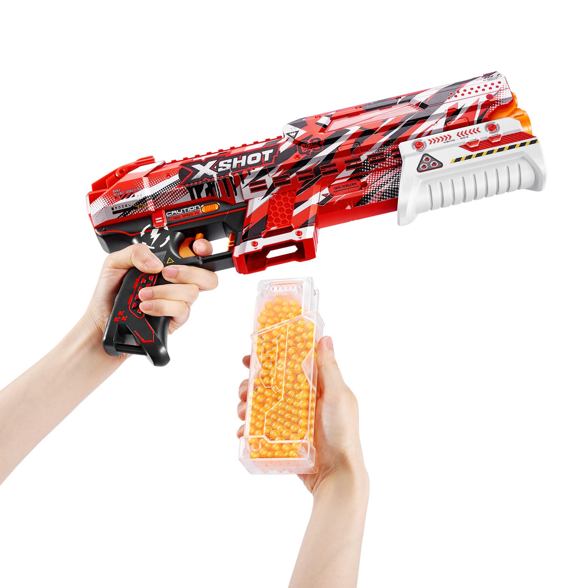 XSHOT Hyper Gel Clutch mängupüstol, manuaalne, koos 5000 geelikuuliga, 14+