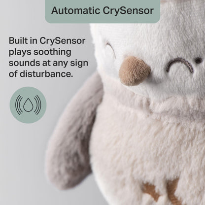 Tommee Tippee OllieOwl Deluxe helide ja valgusega uneabiline beebidele, CrySensor, USB-laetav