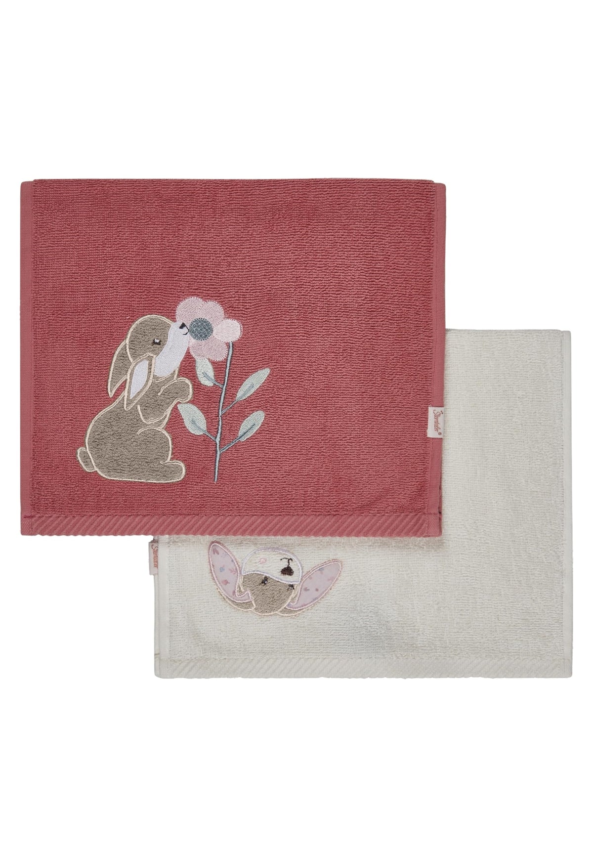 Sterntaler laste käterätik Hase Hanni 2 tk, 50 x 30 cm, roosa (Pink Pearl)