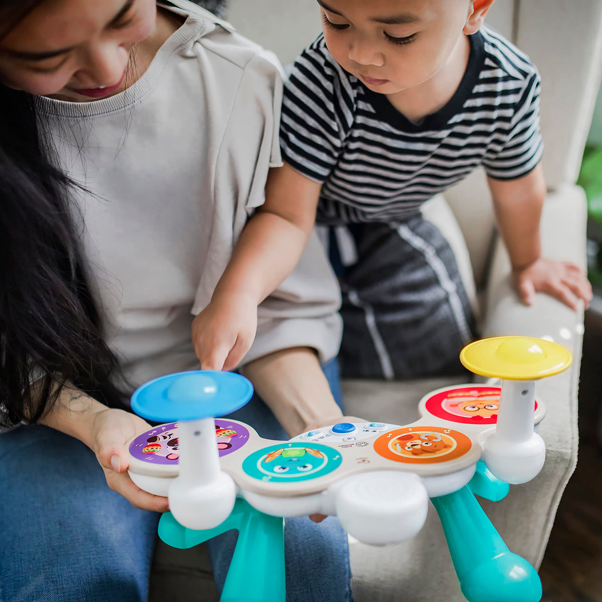 Baby Einstein Together in Tune wooden drum toy, wireless, from 12 months old