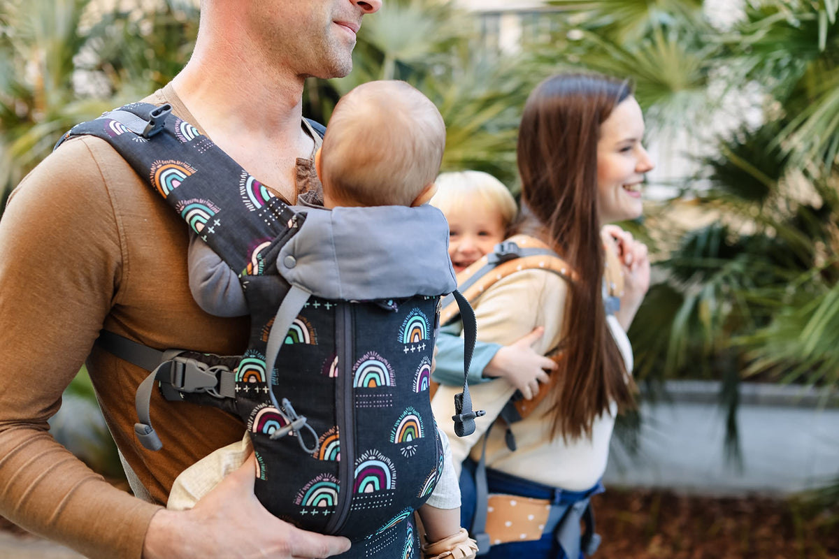 Beco 8 carrier bag from newborn to toddler, Boho Rainbow