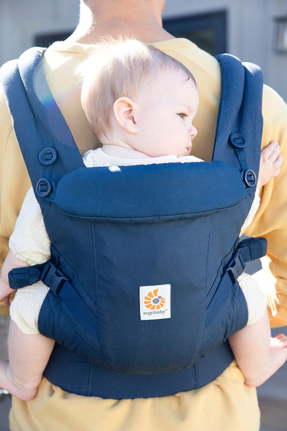 Ergobaby Adapt ergonomic baby carrier, 0–3 years, up to 20 kg, 3 carrying positions, dark blue