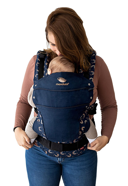 manduca First baby carrier – from birth up to 20 kg, Rainbow Night