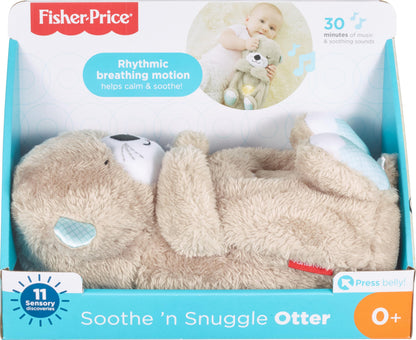 Fisher-Price plush toy and sound machine Soothe 'n Snuggle Otter, with light and breathing motions