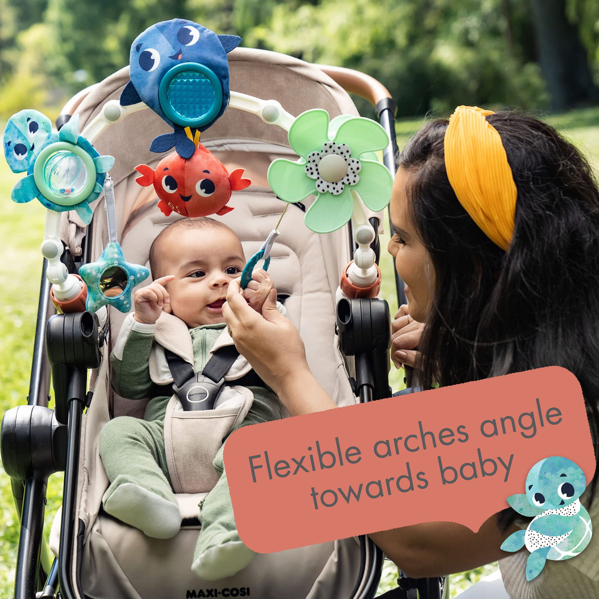 Tiny Love Treasure the Ocean play arch for stroller and car seat