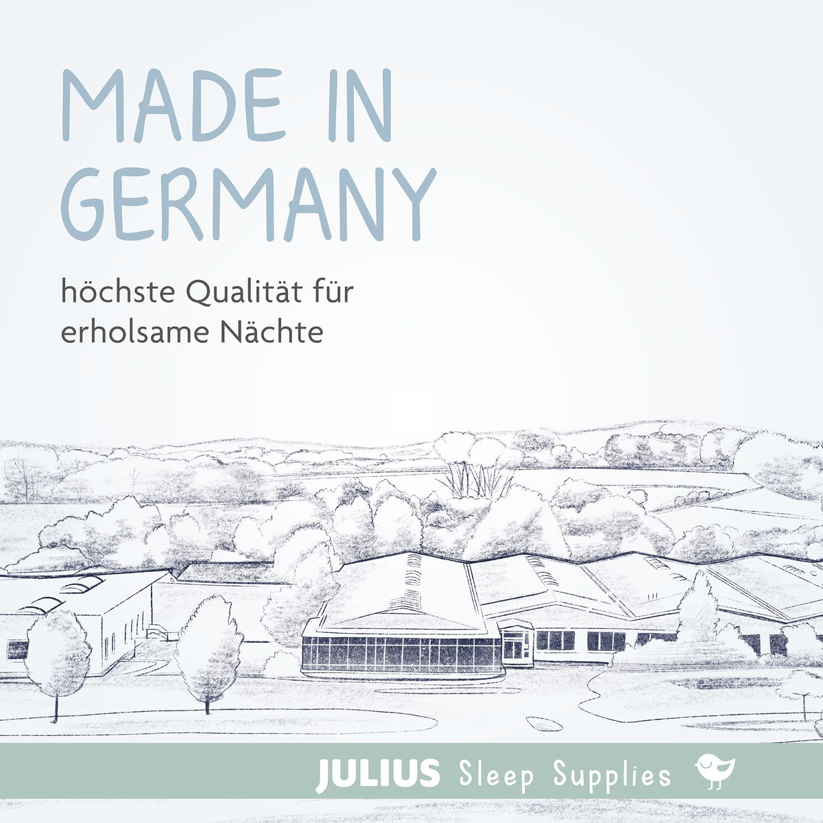 Julius Zöllner Dr. Lübbe Air Plus beebimadrats 75 × 40 cm, sobib hällile