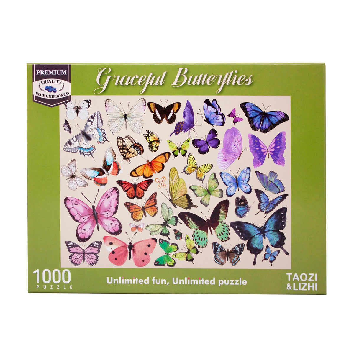 TAOZI&LIZHI butterfly puzzle "Butterfly Beauty", 1000 pieces
