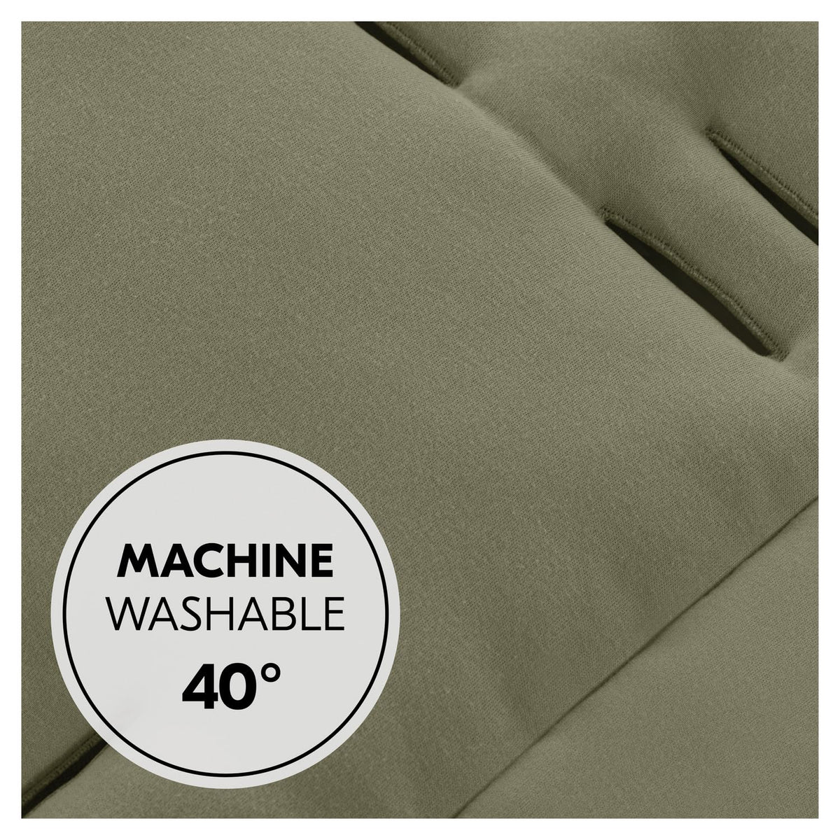 hauck universal stroller seat cushion, olive green