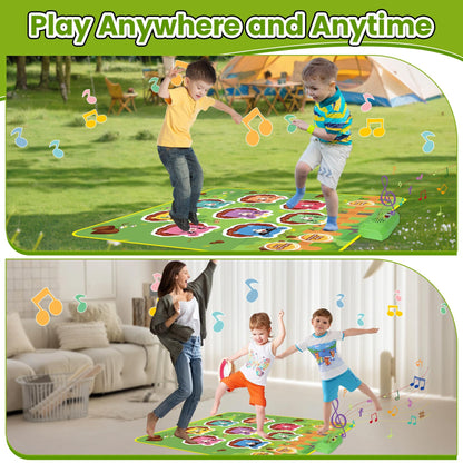 SKERITO 2-in-1 interactive mole game "Whack-a-mole" with sounds and lights, green