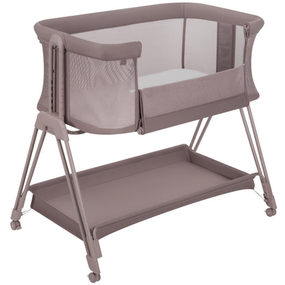 Lionelo Luna EIN vooditasku ja reisivoodi madratsiga, beež (Beige Taupe), kuni 9 kg