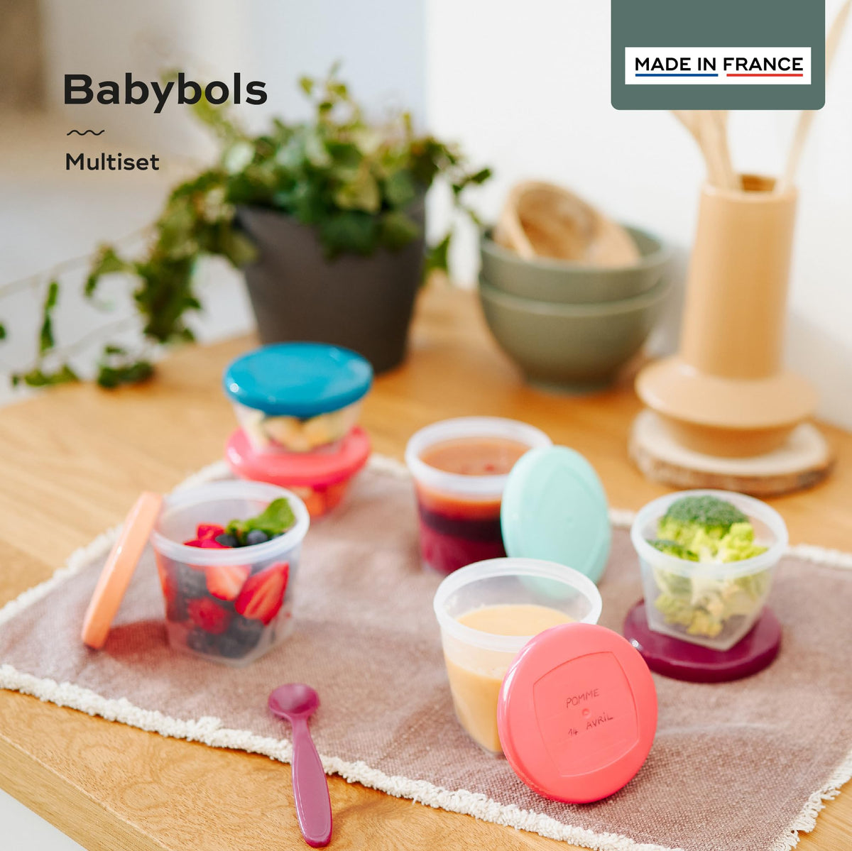 Babymoov Babybols toidunõude komplekt, 15-osaline, A004310, mitmevärviline