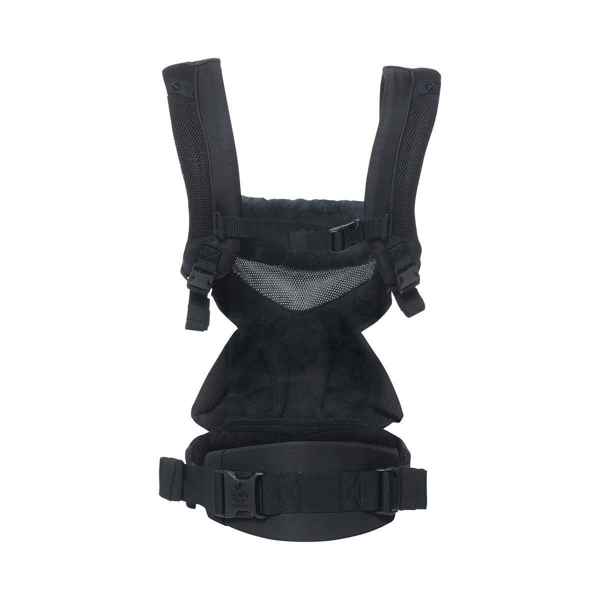 Ergobaby Omni 360 Cool Air Mesh ergonomic baby carrier, 0–3 years, 4 carrying positions, Onyx Black