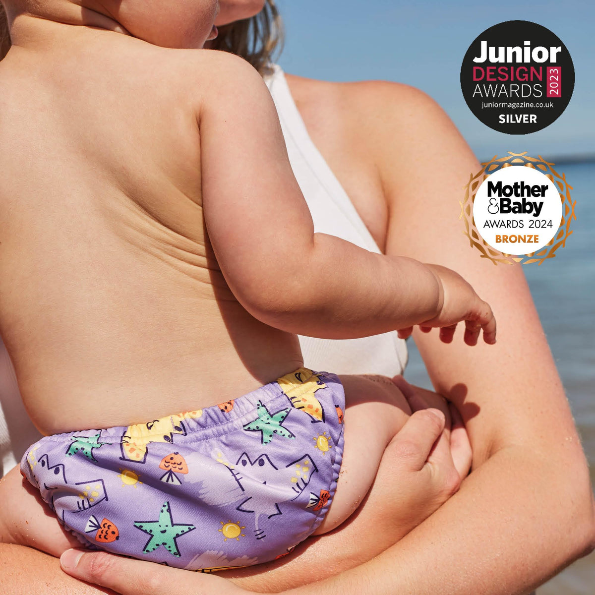 Bambino Mio korduvkasutatav ujumismähe Gleiten, 9–12 kg, 1–2 a