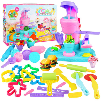 30-piece plasticine accessory set for children