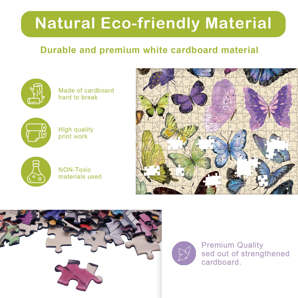 TAOZI&LIZHI butterfly puzzle "Butterfly Beauty", 1000 pieces