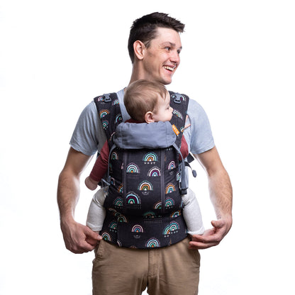 Beco 8 carrier bag from newborn to toddler, Boho Rainbow