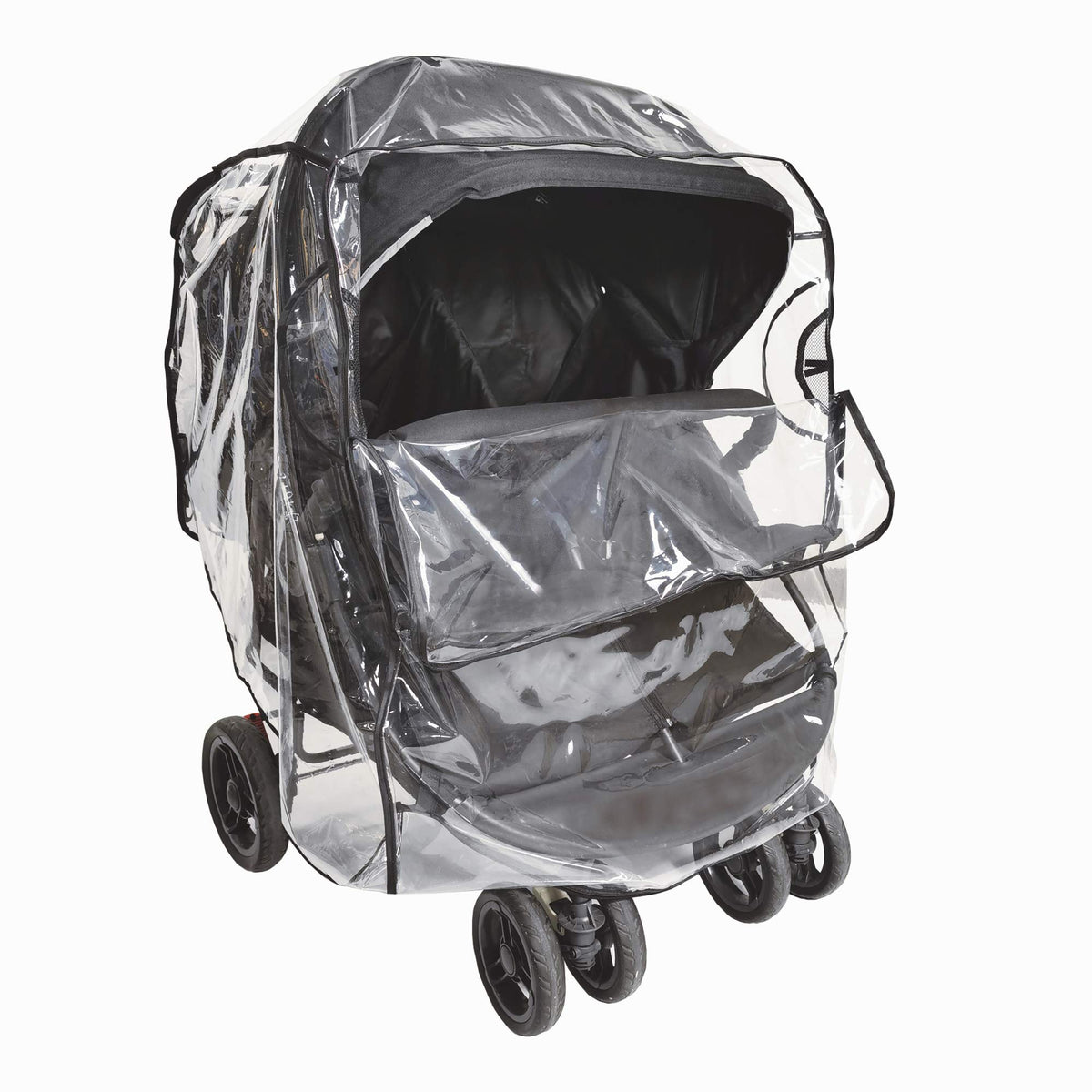 Ezkindheit universal rain cover for double stroller with side-by-side seats