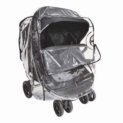 Ezkindheit universal rain cover for double stroller with side-by-side seats