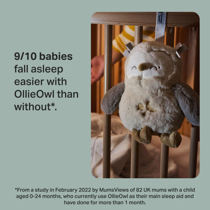 Tommee Tippee OllieOwl Deluxe helide ja valgusega uneabiline beebidele, CrySensor, USB-laetav