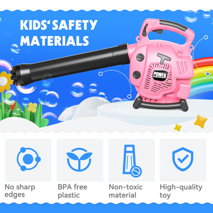 Toy Choi’s 2-in-1 washing machine and garden tool set for toddlers, pink