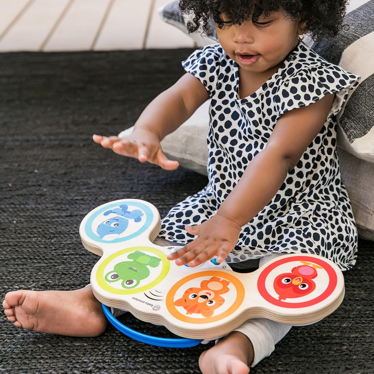 Baby Einstein Magic Touch wooden drum toy, from 6 months old