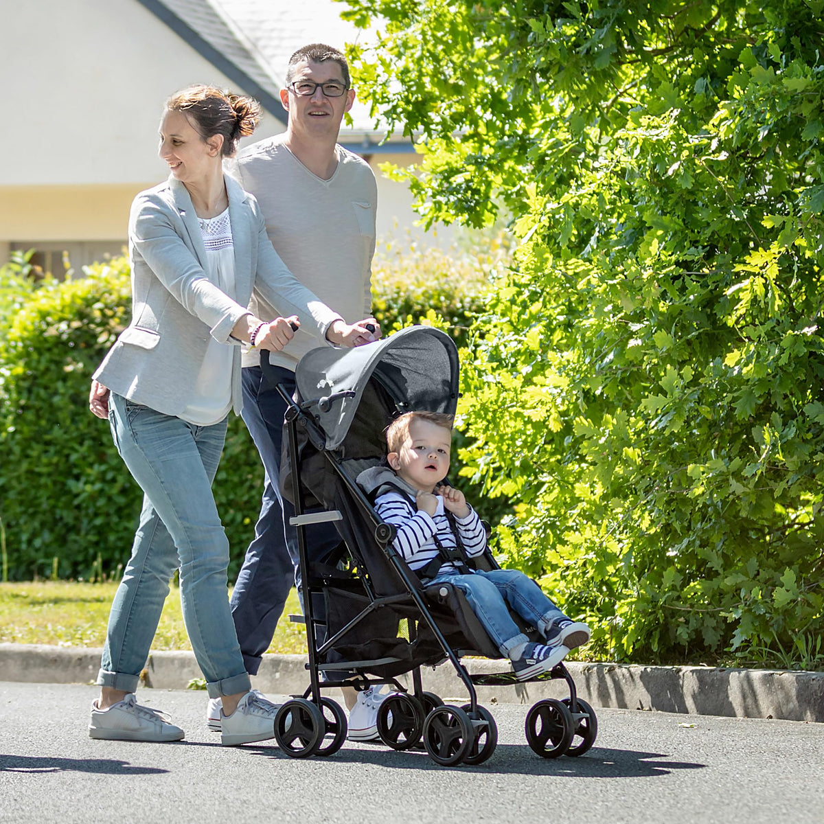 Bebeconfort Rainbow stroller, foldable and lightweight, Mineral Green