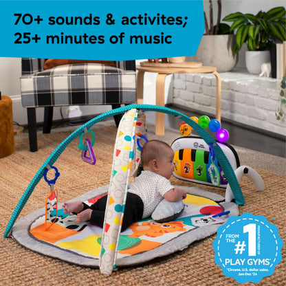 Baby Einstein 4-in-1 Kickin’ Tunes musical activity mat and play center with piano