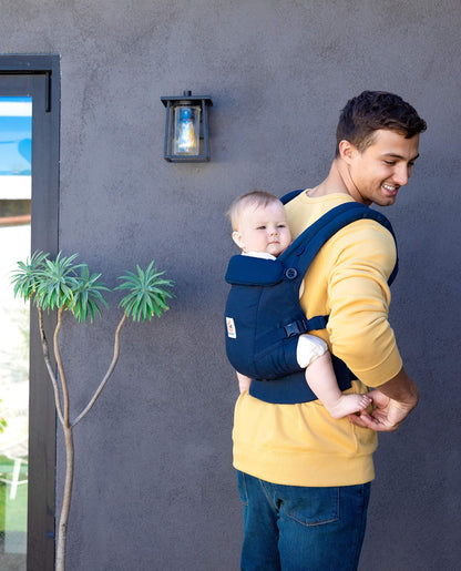 Ergobaby Adapt ergonomic baby carrier, 0–3 years, up to 20 kg, 3 carrying positions, dark blue