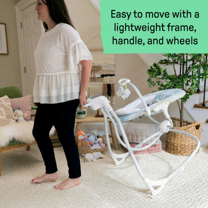 Ingenuity SimpleComfort electric baby swing, 6-speed, music and vibration, Everston
