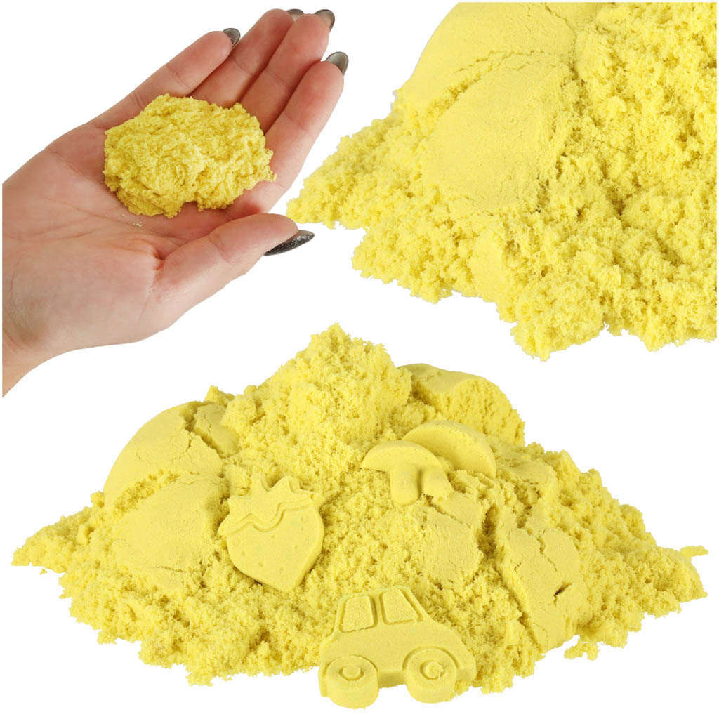 Kineetiline liiv lastele 1 kg, erinevad värvid