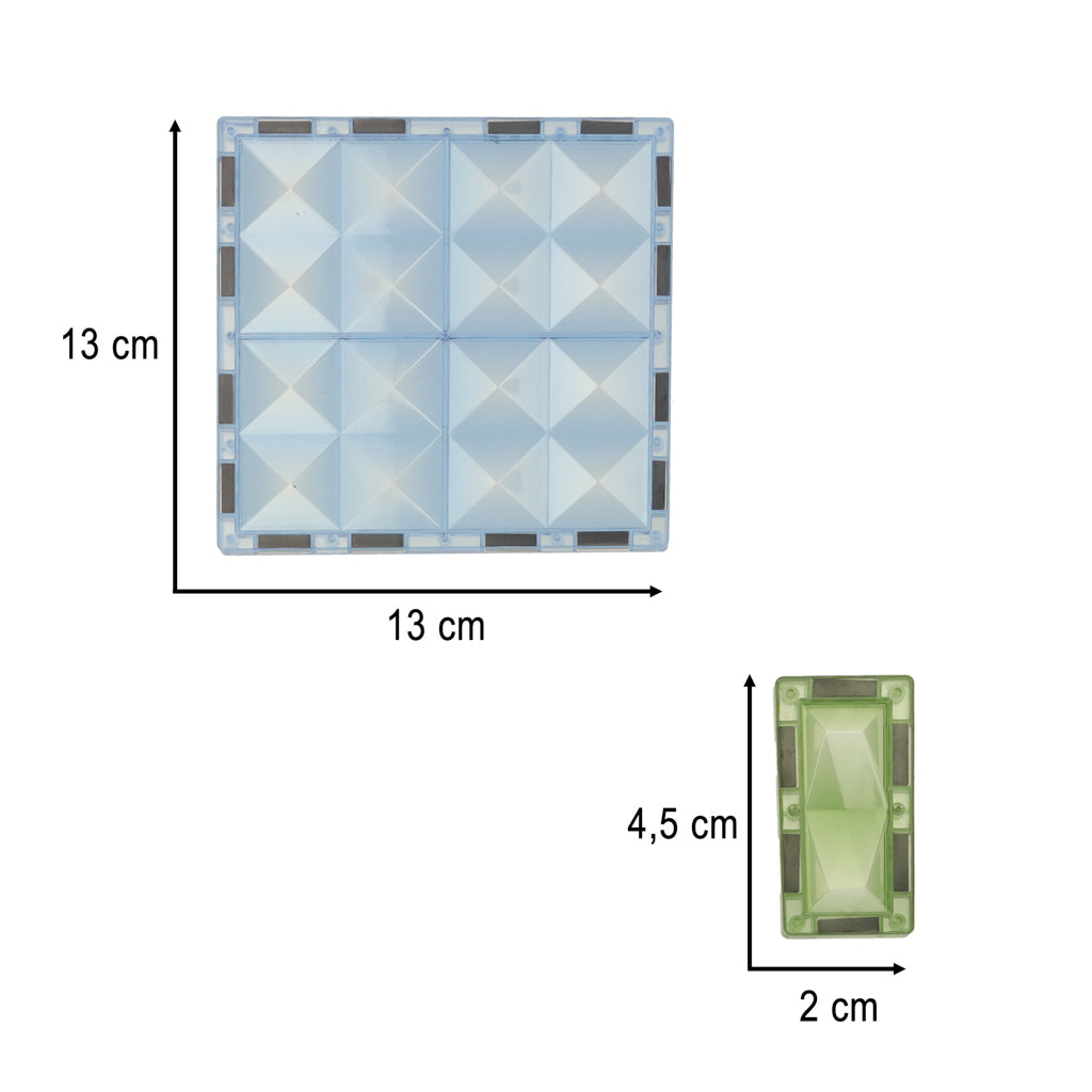 Pimedas helendavad magnetklotsid Loomapark, 124 osa (alates 3. eluaastast)