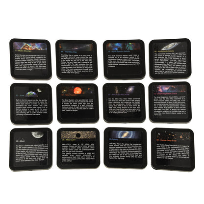 USB LED-täheprojektor 12 kosmosepildiga ketta ja taimeriga
