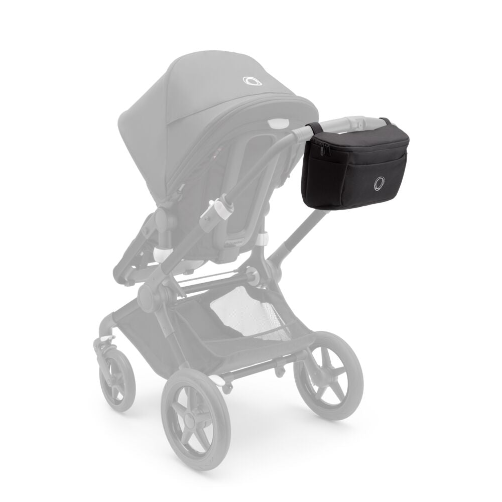 Bugaboo Butterfly ultrakompaktne jalutuskäru, koos kandekoti ja organisaatoriga (must)